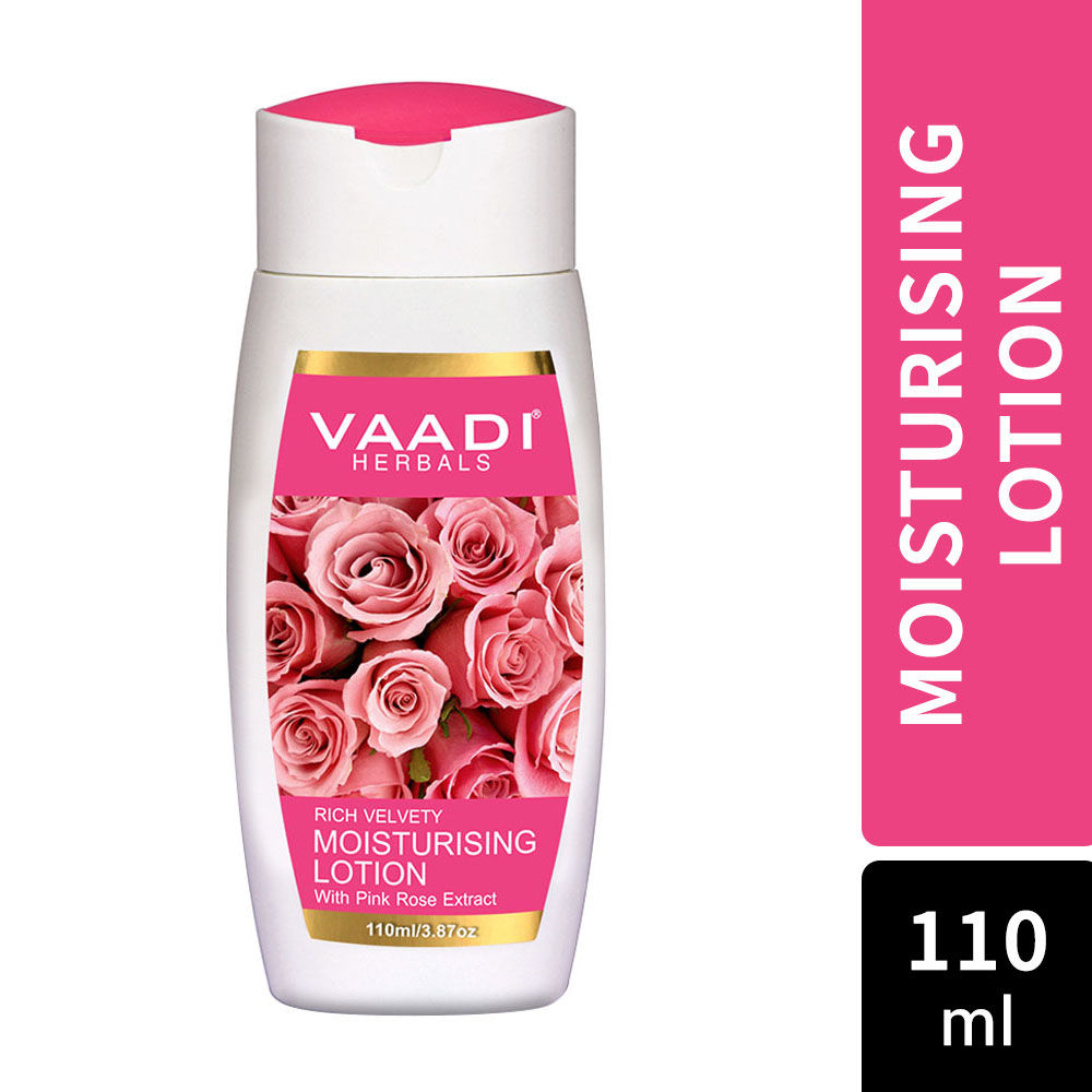 Vaadi Herbals Moisturising Lotion With Pink Rose Extract