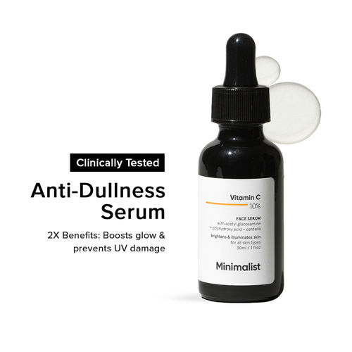 Minimalist 10% Vitamin C Serum For Face For Glowing Skin