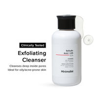 Minimalist 2% Salicylic Acid + LHA Face Cleanser With Zinc For Reducing Sebum & Acne