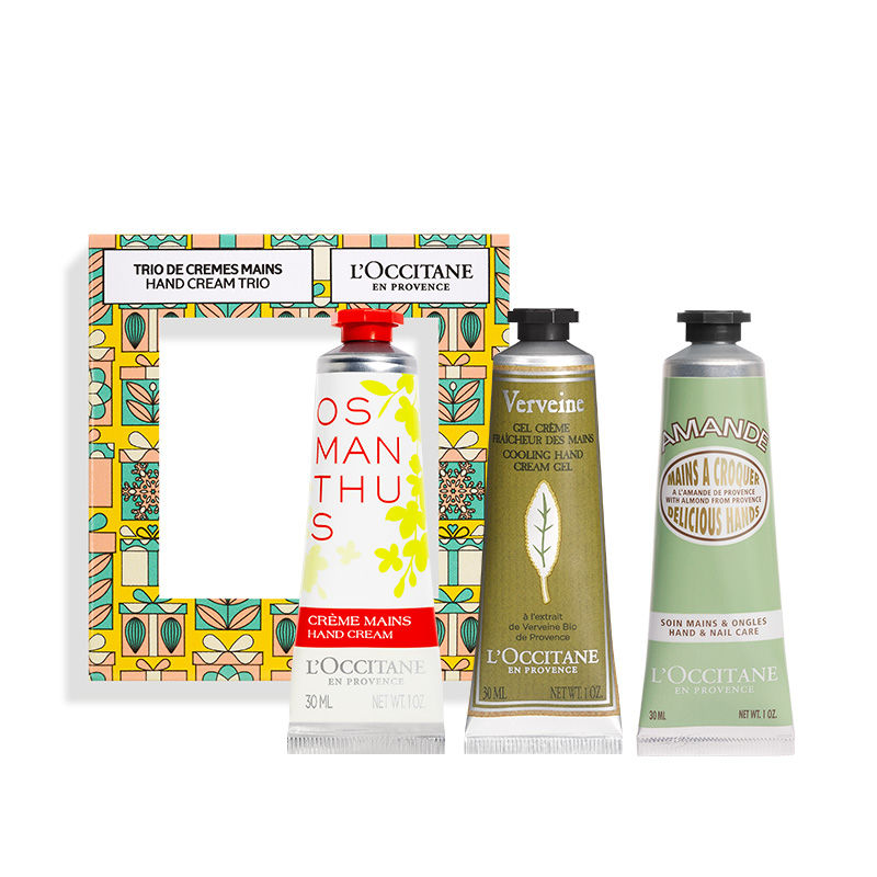 Buy L'Occitane Almond, Verbena & Osmanthus Hand Cream Trio Online
