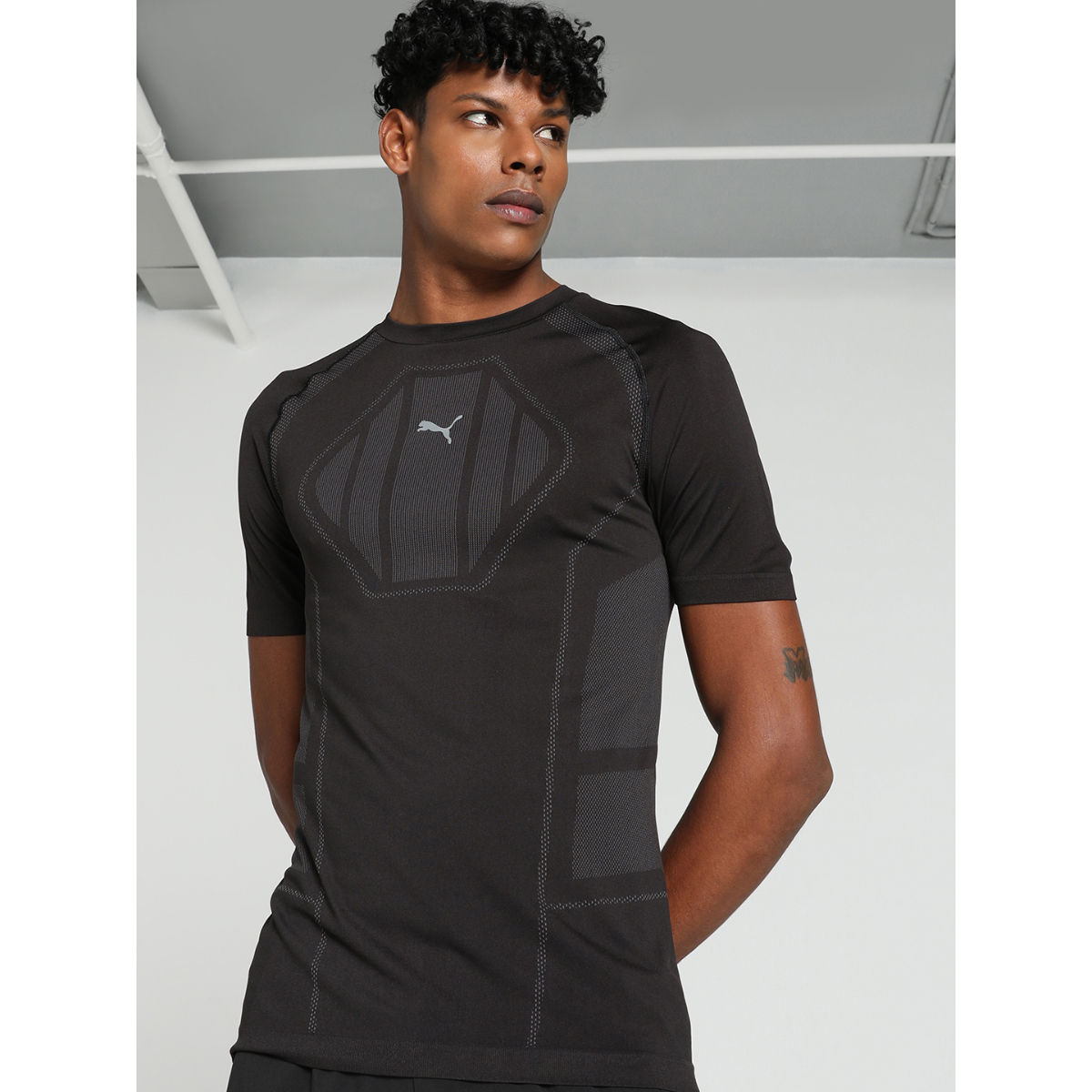 Puma one8 outlet black t shirt