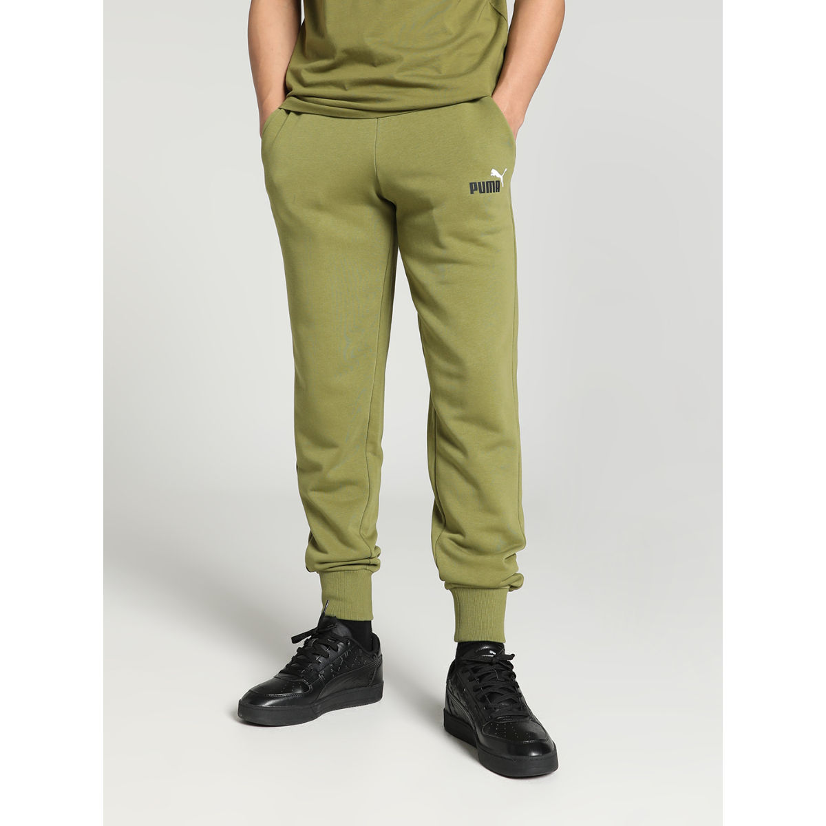 Puma olive hot sale green joggers