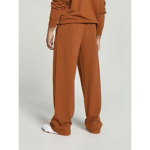 PUMA Wide Leg Sweatpants in Brown