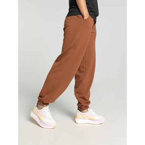 Buy Puma DOWNTOWN Relaxed Womens Brown Sweatpants Online