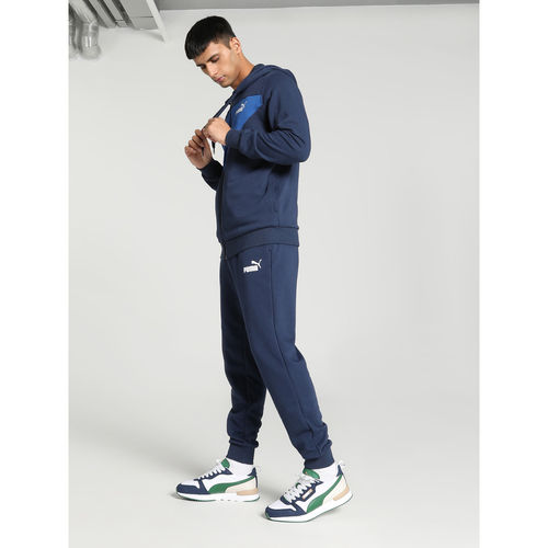 Buy Puma Power Mens Navy Blue Hooded Jacket Joggers Tracksuits