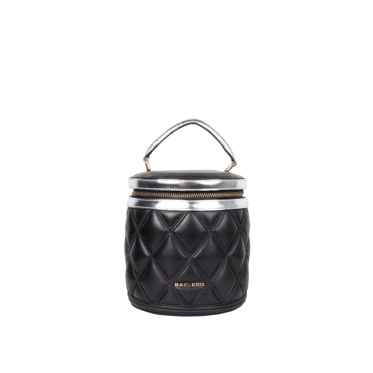 Baeledo Malta Cylinder Leather Top Handle Bucket Bag-Black (Black) At Nykaa, Best Beauty Products Online