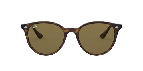 Buy Ray-Ban 0RB4305 Light Brown Highstreet Round Sunglasses (53 mm