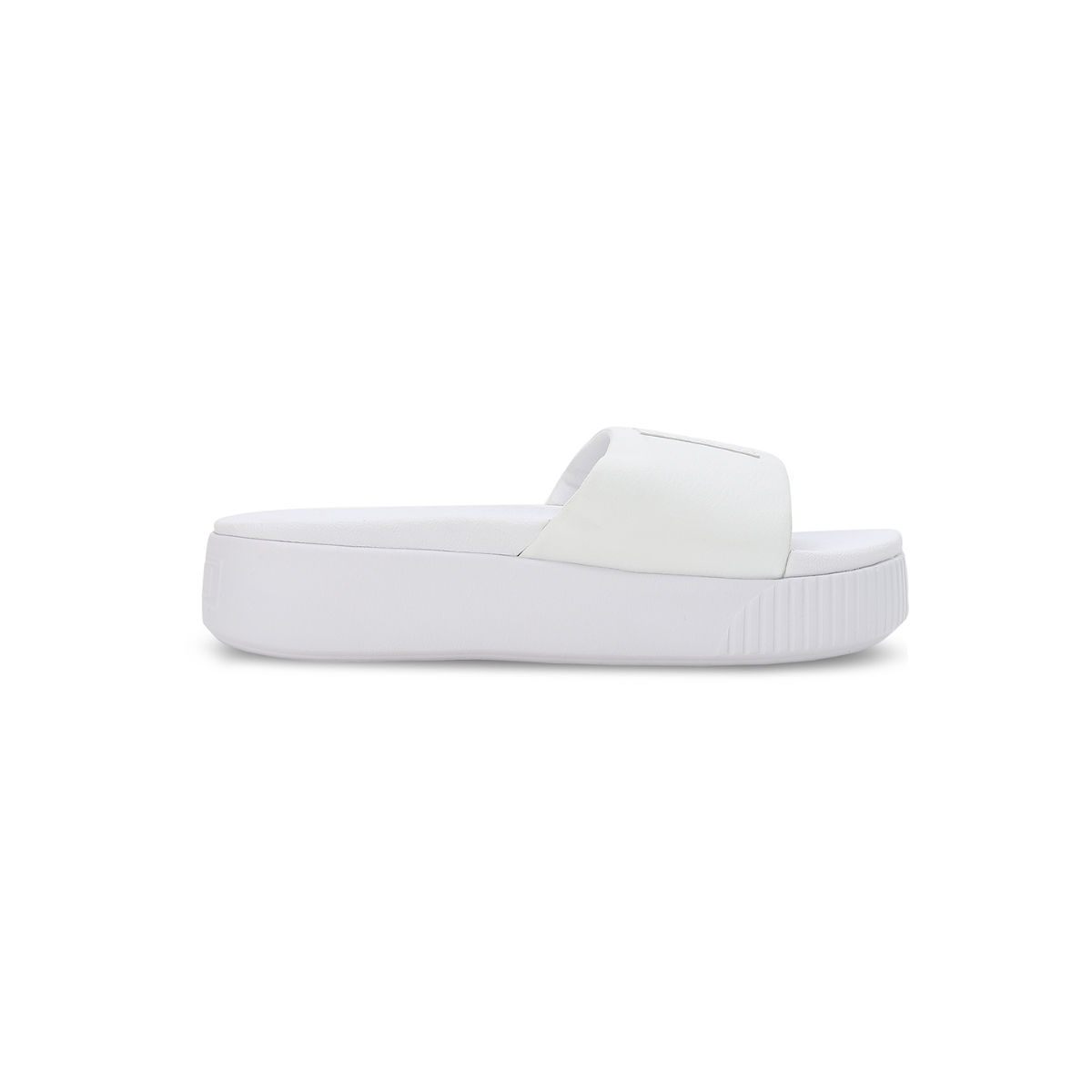 Buy Puma Platform Slide Womens White Sliders Online