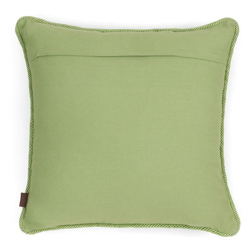 Embroidered Cotton Cushion Cover Colourful 16x16 Inch