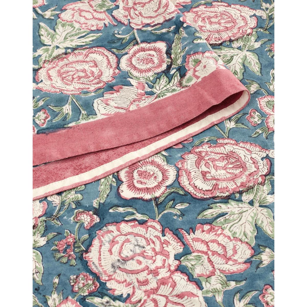 Buy Fabindia Gulab Khas Printed Cotton Round Dining Table Cover Online