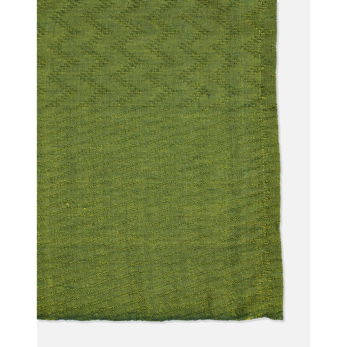 Buy Fabindia Green Suhana Cotton Woven Table Cover Online