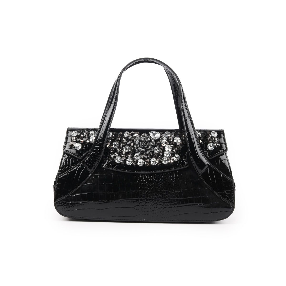 Buy Odette Black Embellished Hand Bag for Women Online