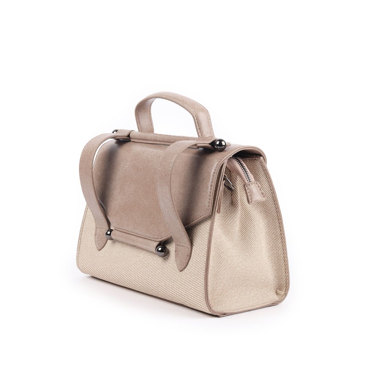 Buy Odette Beige Patterned Hand Bag for Women Online