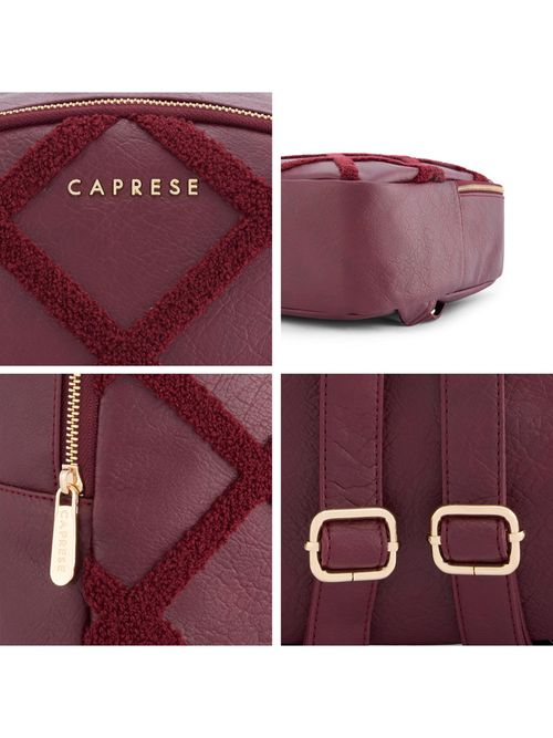 caprese leather backpack Zeta Large Chocolate Quilted Women's Bag Caprese Yellow Backpack Purse Buy