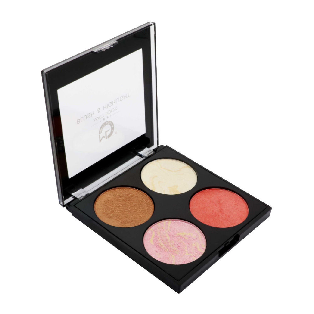 Matt look Makeup Series Baked Blush & Highlight Palette Buy Matt look