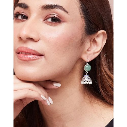 Fabindia Sterling Silver Jhumka Earrings