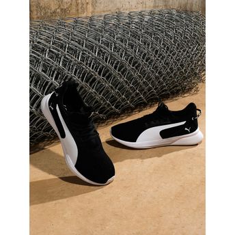 Puma Smooth Walk Mens Black Running Shoes (UK 6)