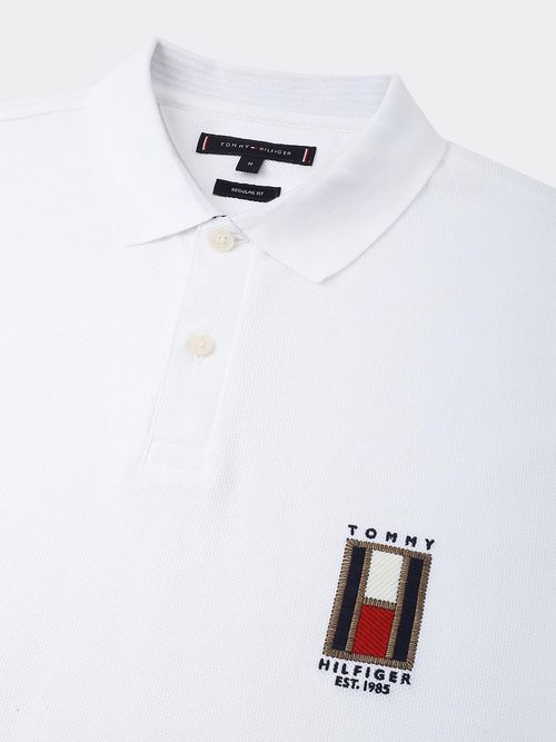 Tommy Hilfiger Men White Color Polo T-Shirt