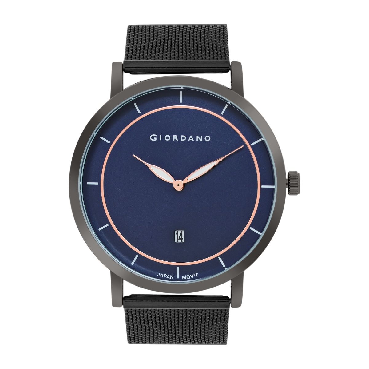 Buy Giordano Black Analog Wrist Watch for Men - GZ-50091 online