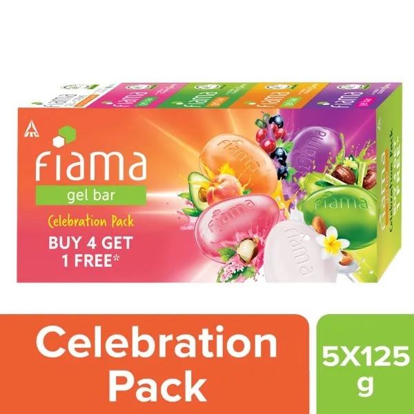 Fiama Gel Bar Celebration Pack (Buy 4 Get 1 Free)