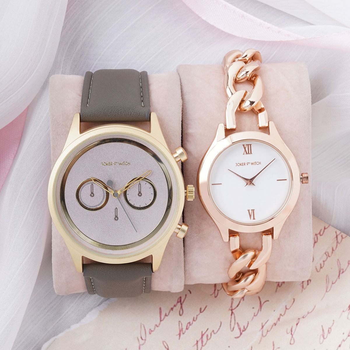 Couple Watches Personalized Gift Set: Gift/Send Fashion and Lifestyle Gifts  Online JVS1269941 |IGP.com