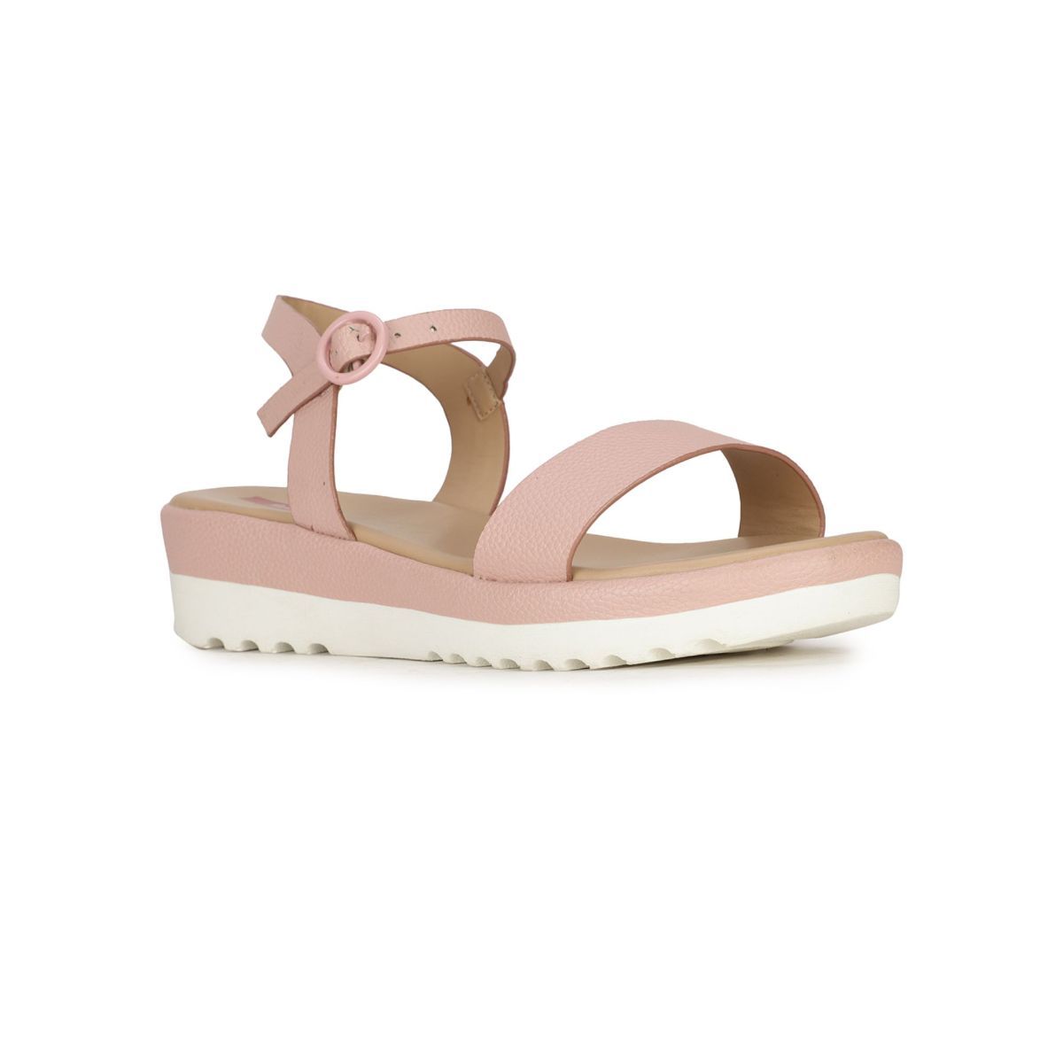 Bata Solid/plain Pink Sandals: Buy Bata Solid/plain Pink Sandals Online ...