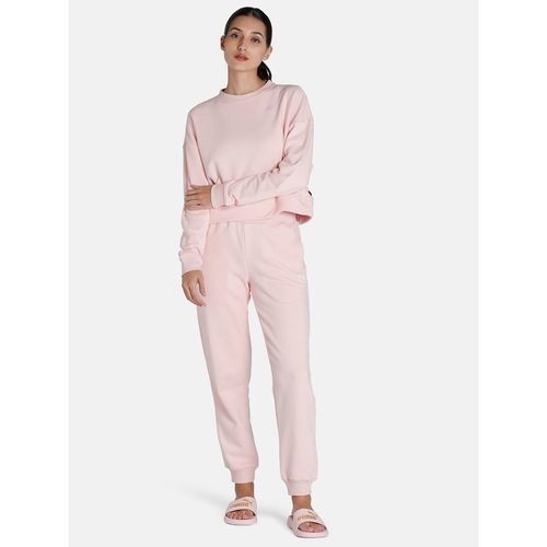 Puma Womens Tracksuit Pink (Set of 2) (S)