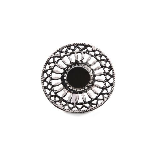 Fida Wedding Ethnic Oxidized Silver Mirror Ring for Women(Free Size) (Silver) At Nykaa, Best Beauty Products Online