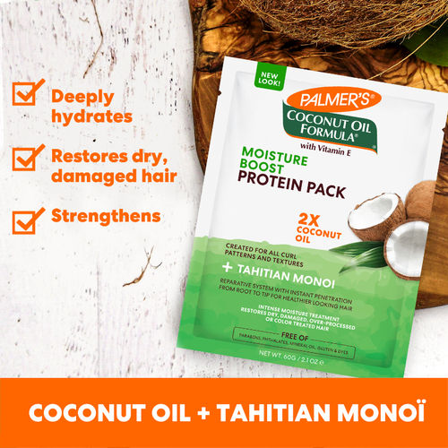 Buy Palmer's Coconut Oil Conditioner Pack For Moisture Boost Of Dry,  Damaged & Colour Treated Hair Online