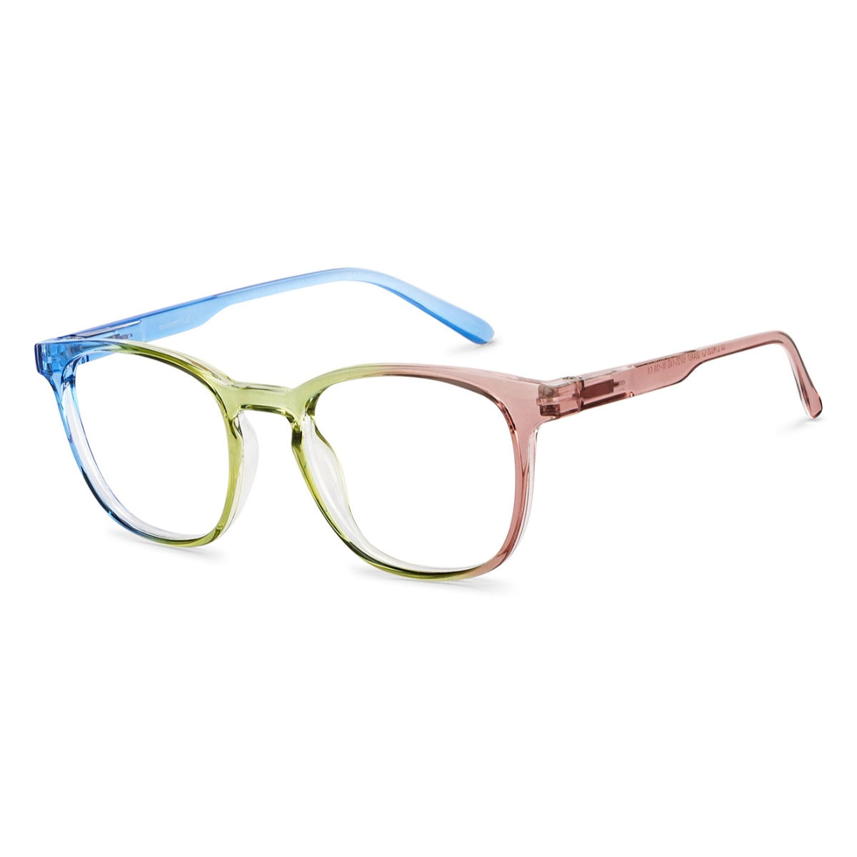 Lenskart Blu Green Wayfarer Large Blue Cut AntiGlare Zero Power