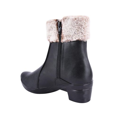 Buy Shoetopia Comfortable Stylish Black Winter Puff Boots For