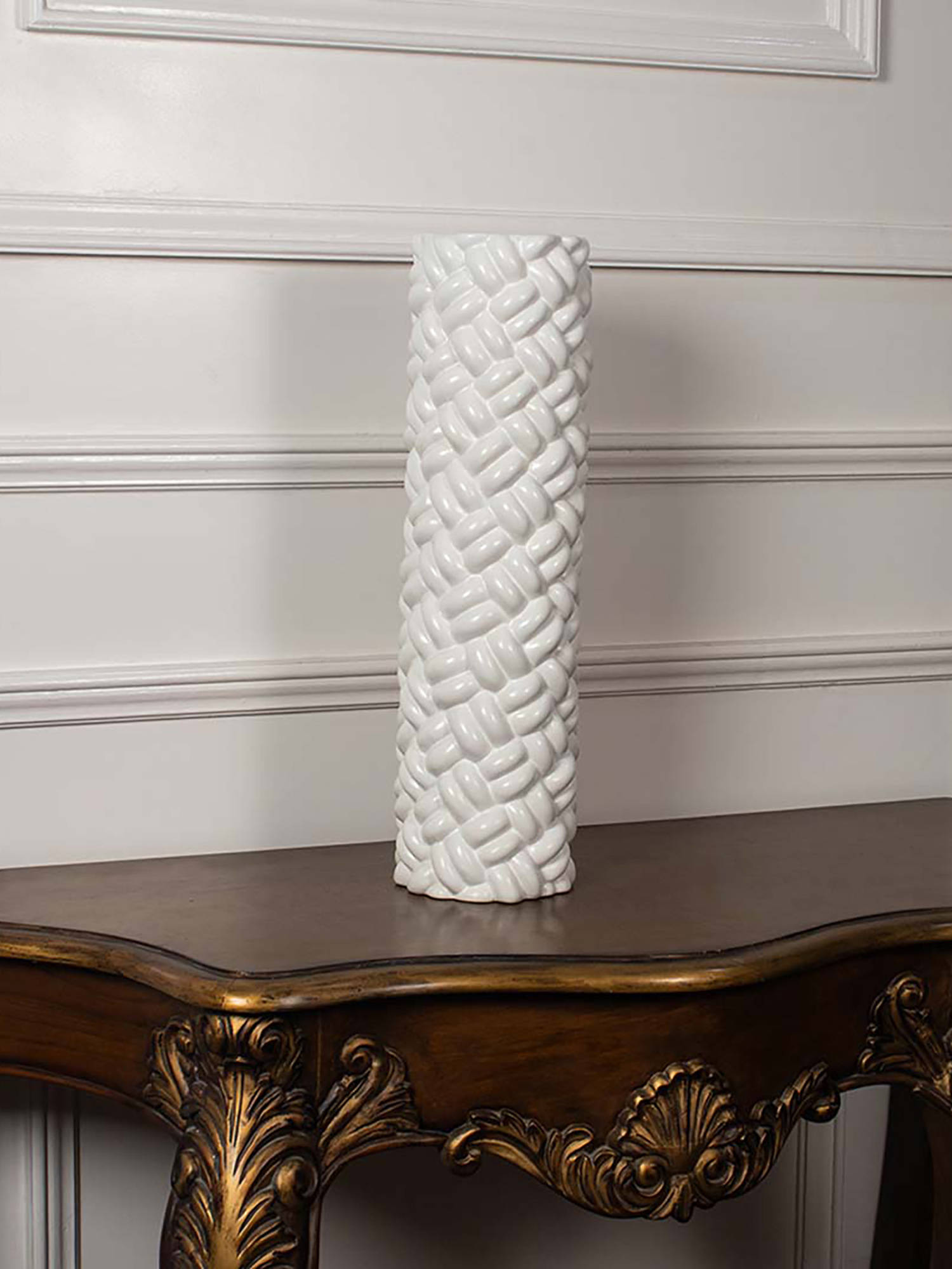 Whispering Homes Saifaldin Vase - Grey