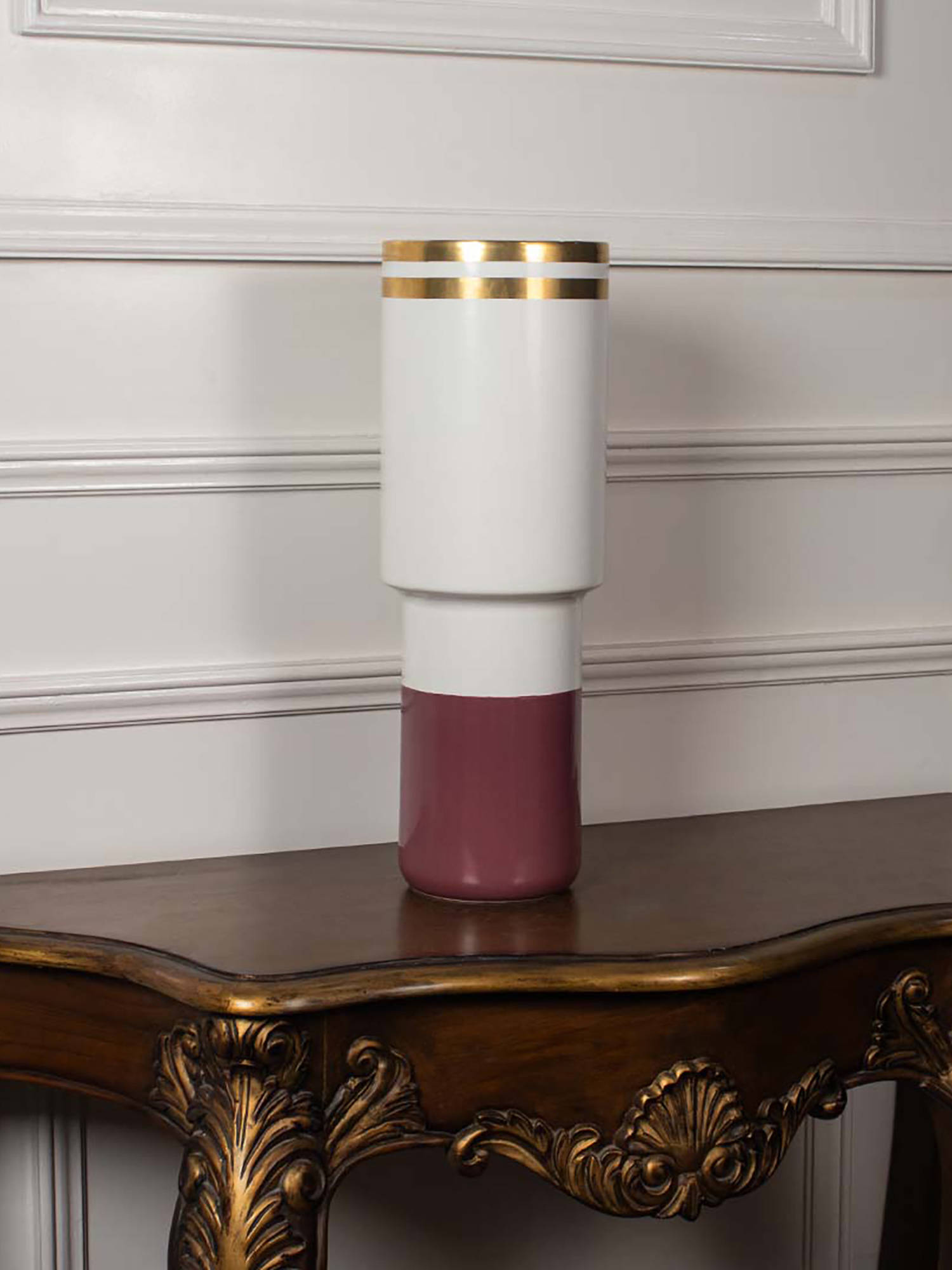 Whispering Homes Amaya Vase - Pink