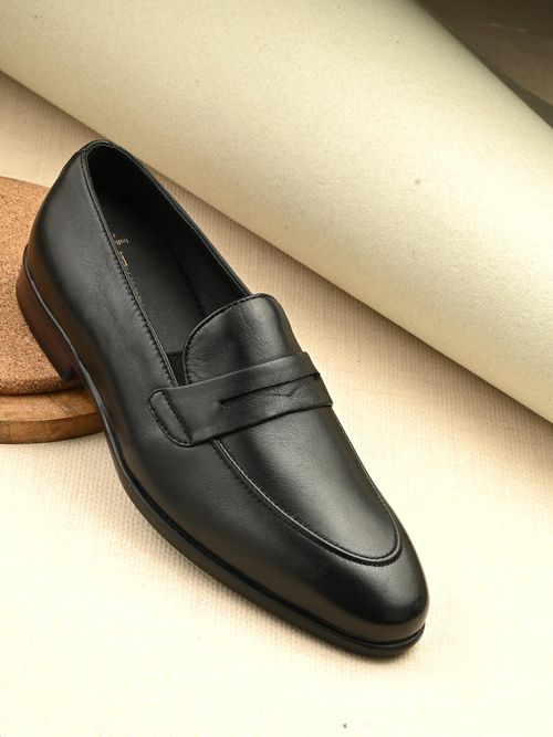 EGOSS Aspeerio Rover Formal Black Loafers for Men