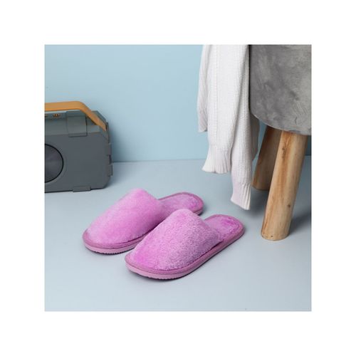 Buy Drunken Women's Winter Home Open Toe Non Slip Purple Room