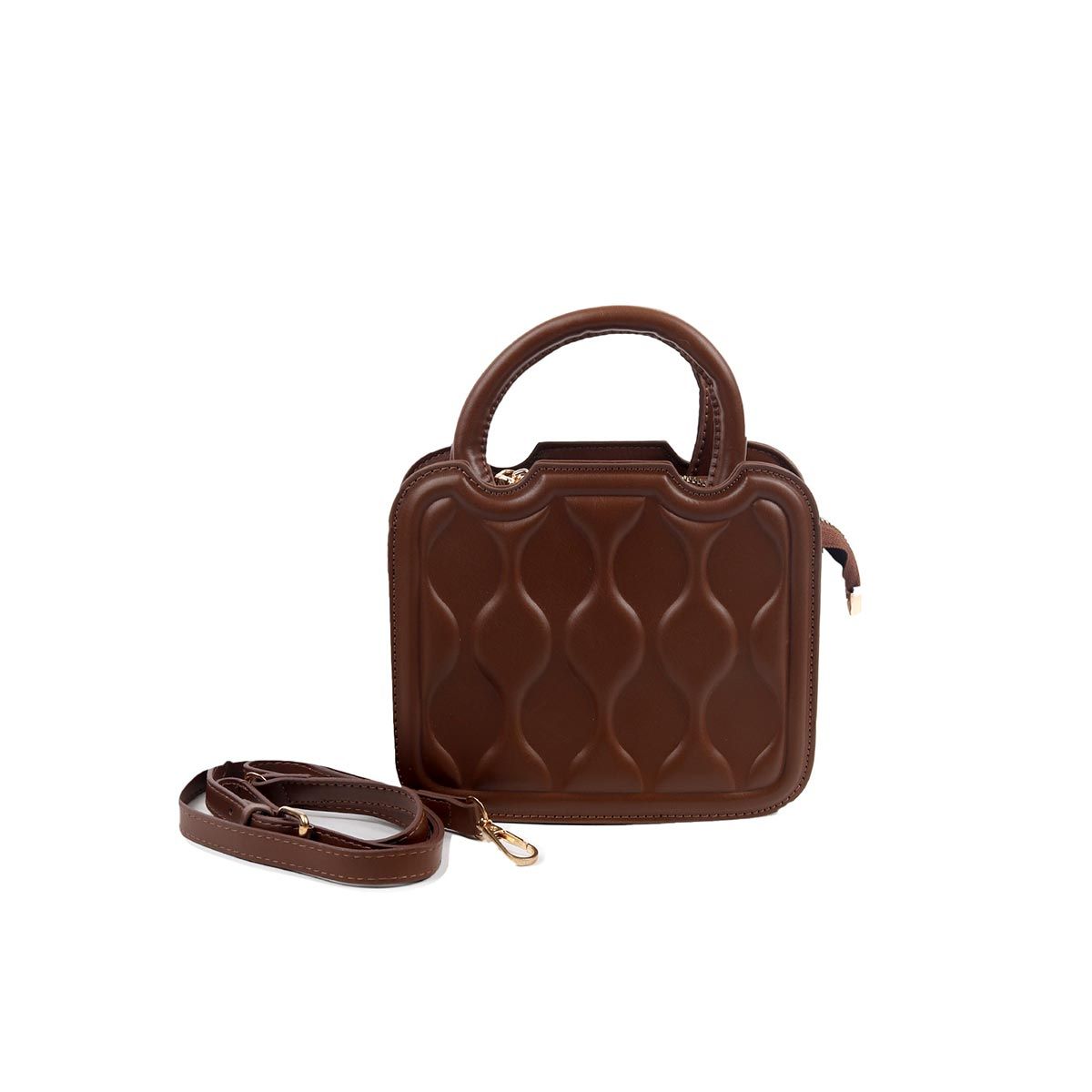 Buy Odette Yummy Brown Clutch Bag Online