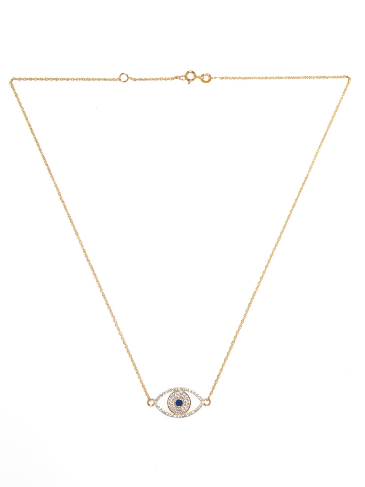 Pipa Bella by Nykaa Fashion Gold Plated Evil Eye Necklace