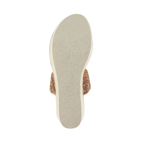 Buy Metro Women Beige Wedge Heels Online