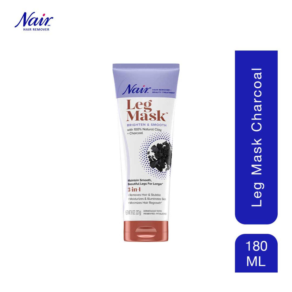 Nair Leg Mask Charcoal Hair Removal Cream: Buy Nair Leg Mask Charcoal Hair  Removal Cream Online at Best Price in India | Nykaa