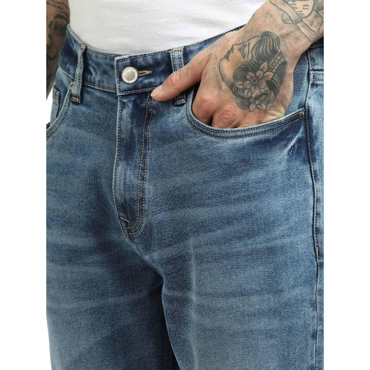Jack & Jones Denim Blue Slim Fit Jeans