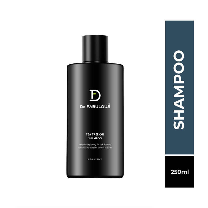 De Fabulous Tea Tree Oil Sulphate Free Shampoo For Scalp Health - All Hair Types