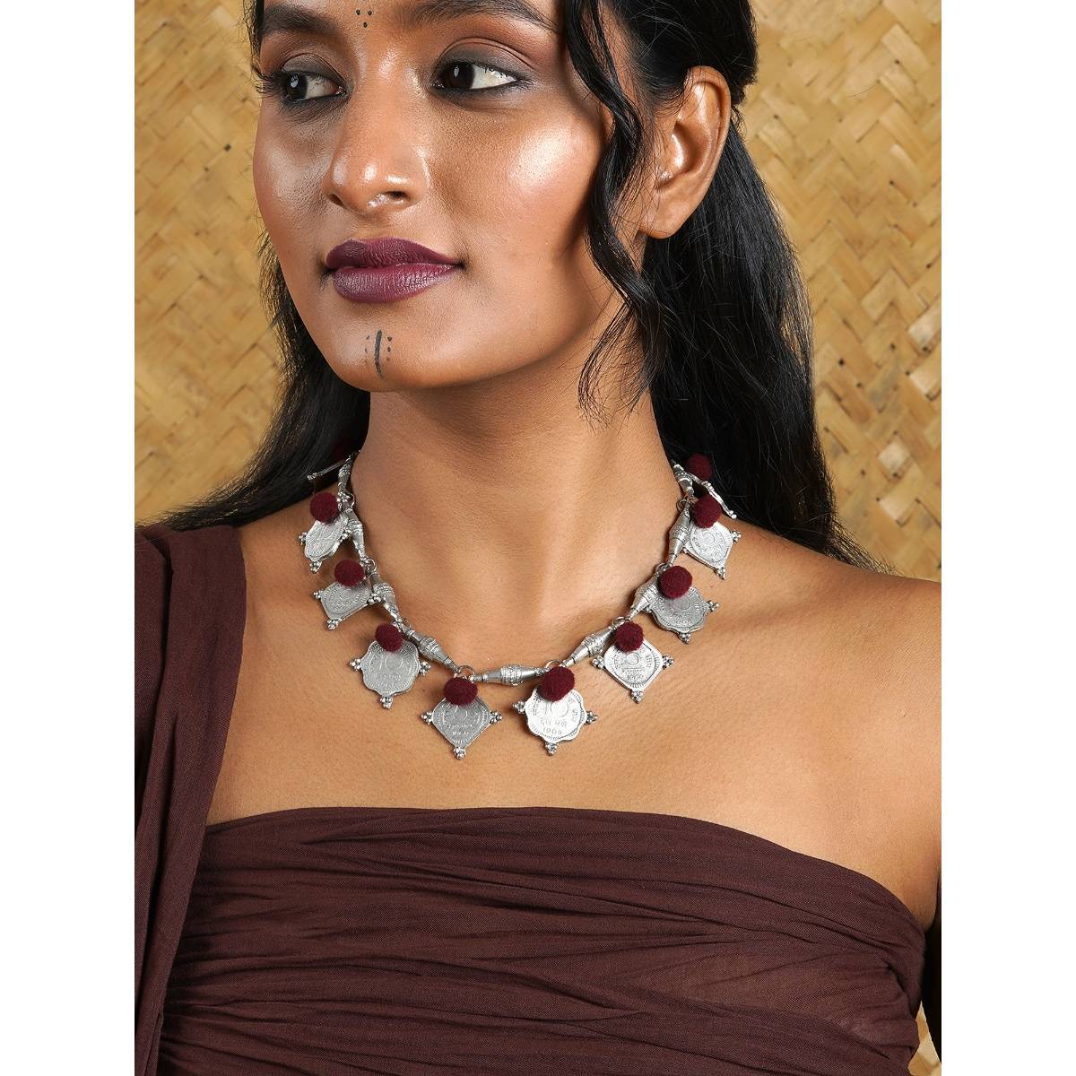 Teejh Kumbha Coin Necklace