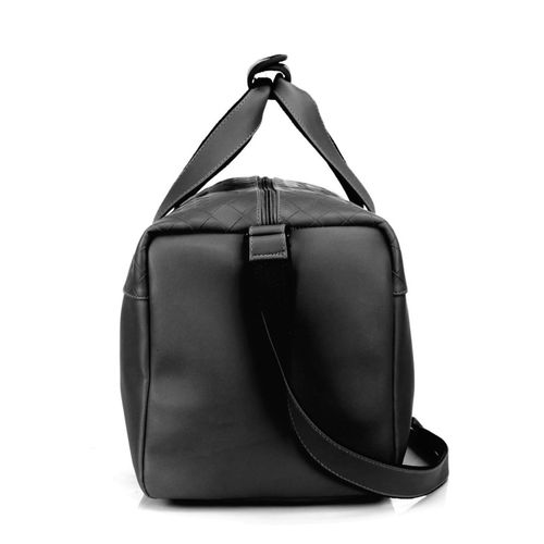 Buy Kenneth Cole Faux Leather Top Zip Travel Duffel Bag Black Online