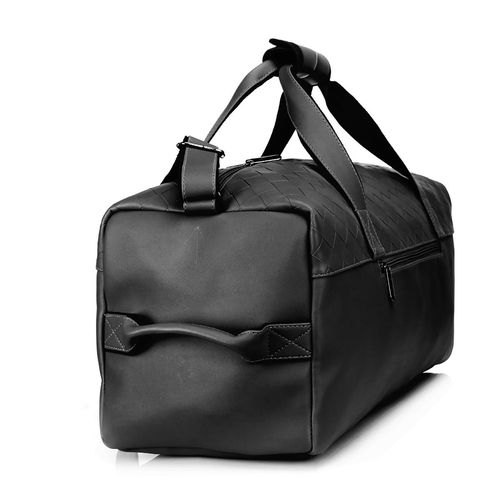 Buy Kenneth Cole Faux Leather Top Zip Travel Duffel Bag Black Online