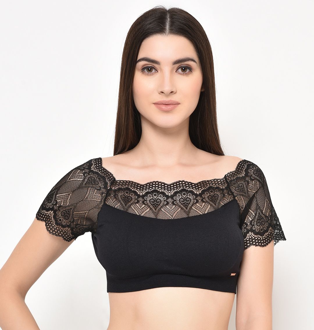 bralette with blouse