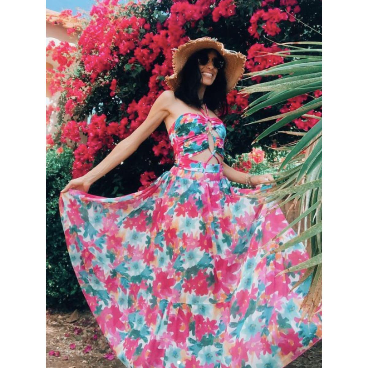 Buy WomanLikeU Waves By Shrijal Eternal Summer Monokini with Skirt