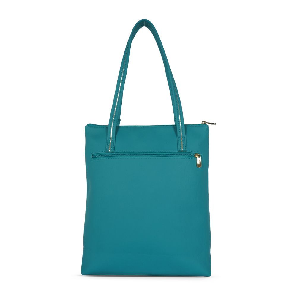 Baggit Lxe Homy E Crew Teal Solid Tote Bags Buy Baggit Lxe Homy E Crew Teal Solid Tote Bags