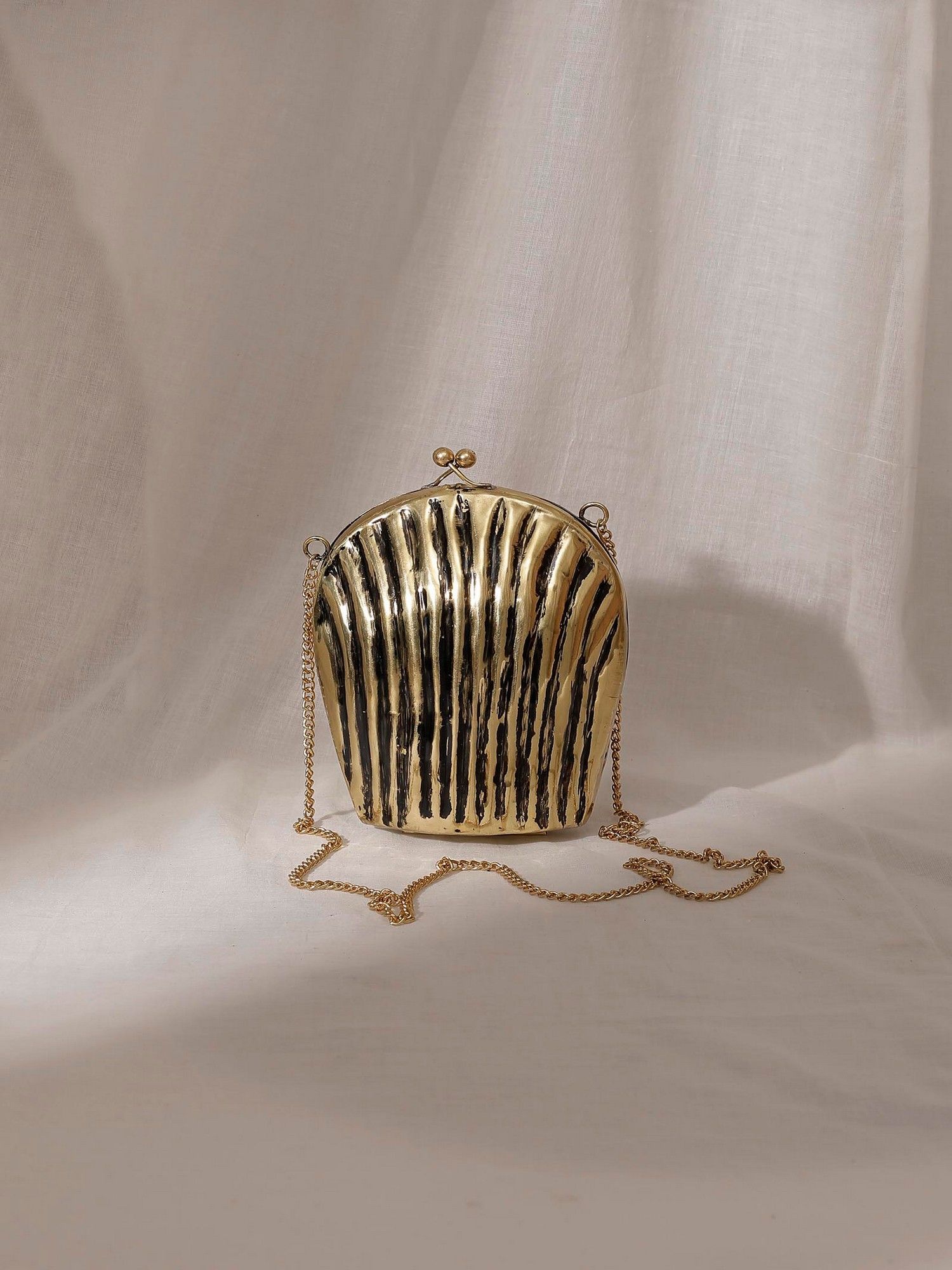 Silver color brass clutch – Crafty Clutchz - The Handmade Store