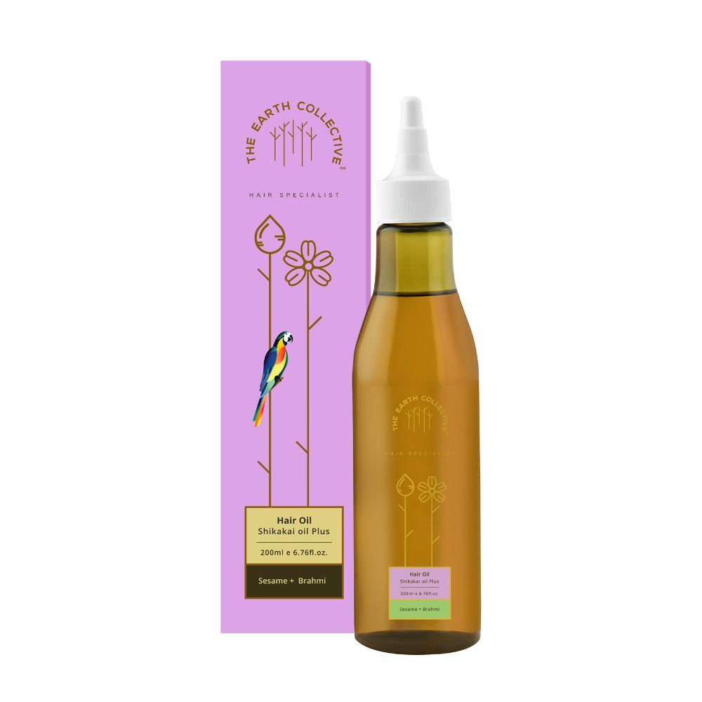 The Earth Collective Hair Oil- Shikakai Oil Plus- With Brahmi For Hair Strenghthening