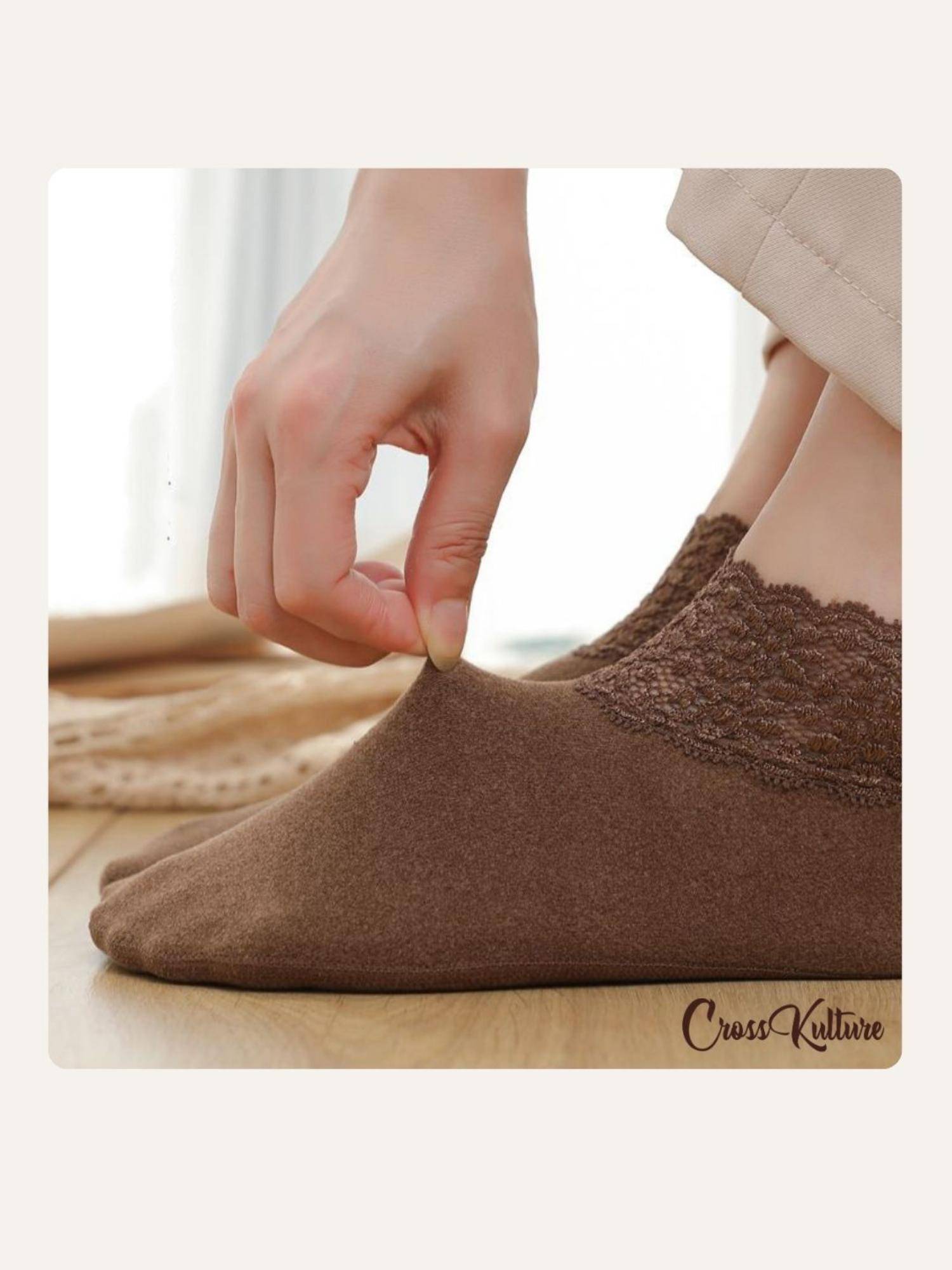 Buy CrossKulture Colours Netted Socks (Pack of 6) Online